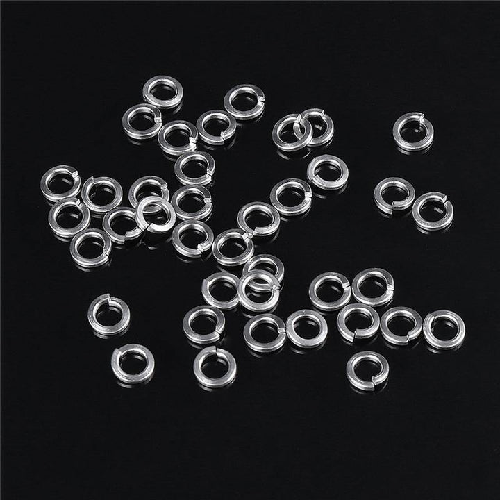 300pcs M3 304 Stainless Steel Phillips Screw Bolt & Hex Nuts Washers Assortment - MRSLM