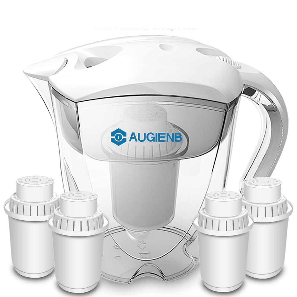 AUGIENB PH -ORP Alkaline Ionizer Water Pitcher Purifier With Filter -10 Cup / 3.5L - MRSLM