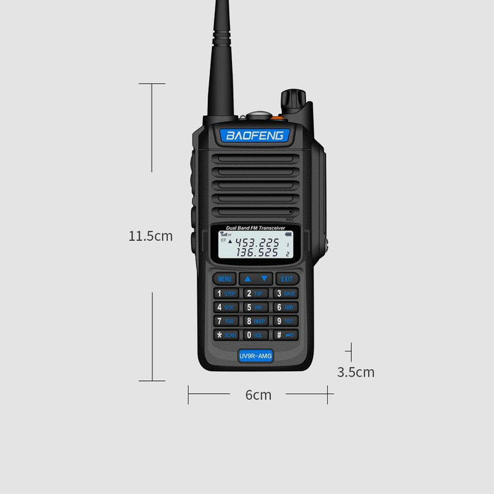 BaoFeng UV9R-AMG EU Plug Radio Walkie Talkies 10W High Power UV Dual Band Walkie Talkie IP68 Waterproof Walkie Talkie - MRSLM