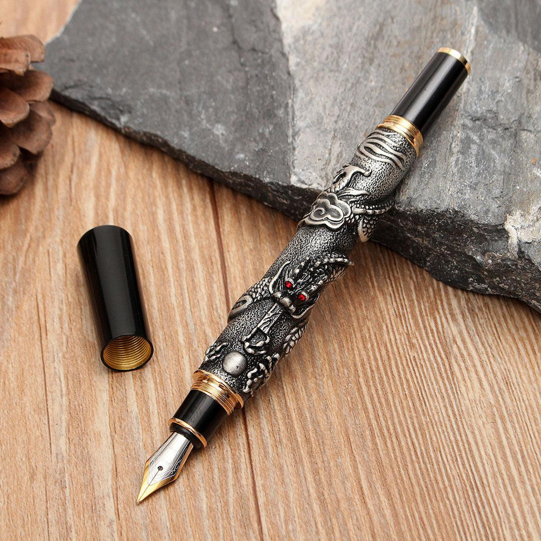 JINHAO Fountain Pen Calligraphy Writing Pen Smooth Ink Gel Pen Gift for Students Friends Families - MRSLM