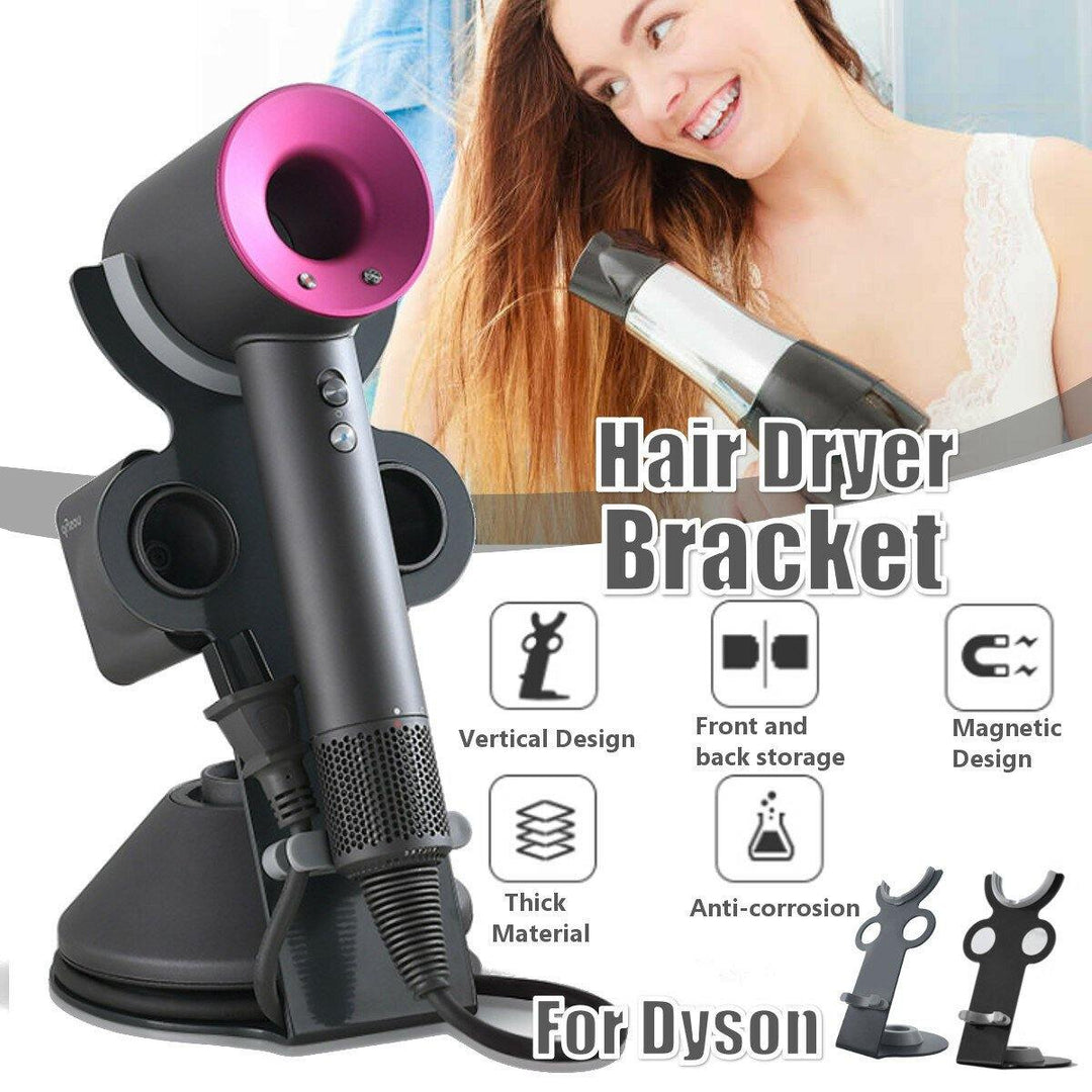 Barber Shop Portable Hair Holder Stand Bracket Magnetic for Dyson Hair Dryer - MRSLM