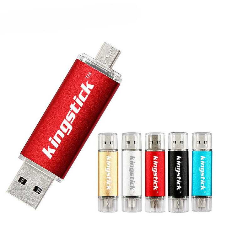 Kingstick USB2.0 32G 64G Flash Drive Micro USB Disk Portable Pen Drive Support OTG for Mobile Phone - MRSLM