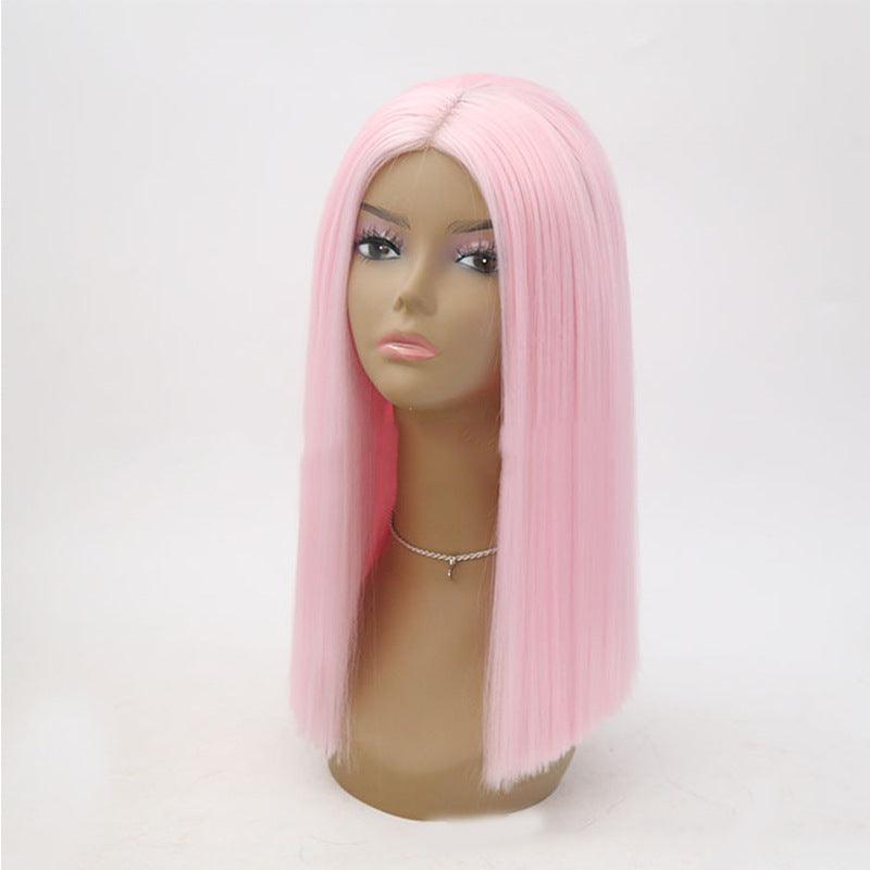 Women's Bobo headwear pink split short hair set (Powder) - MRSLM