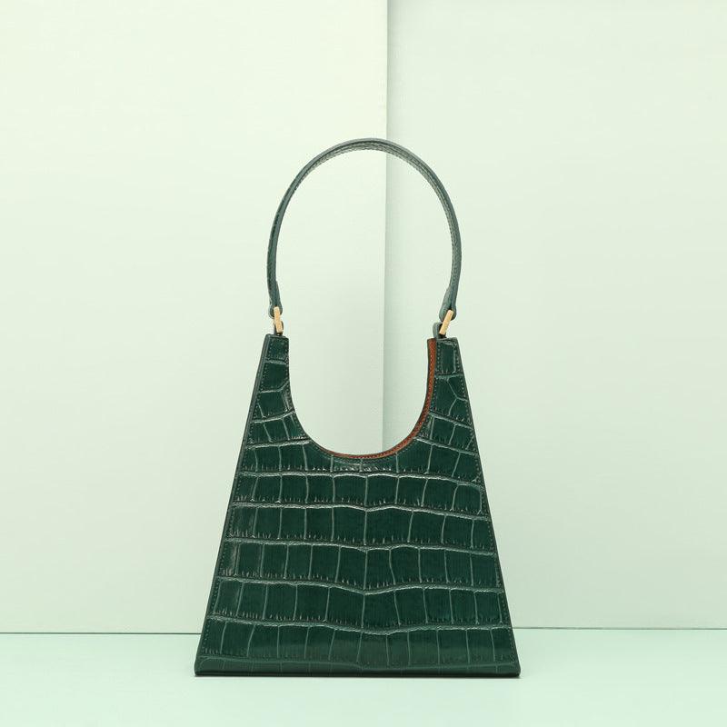 Vintage one-shoulder cowhide bucket bag, view 7 - MRSLM