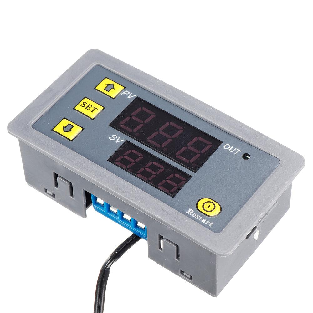 W3231 12V 24V 110V ~220V LED Digital Thermostat Temperature Controller Regulator Heating Cooling Control Switch - MRSLM