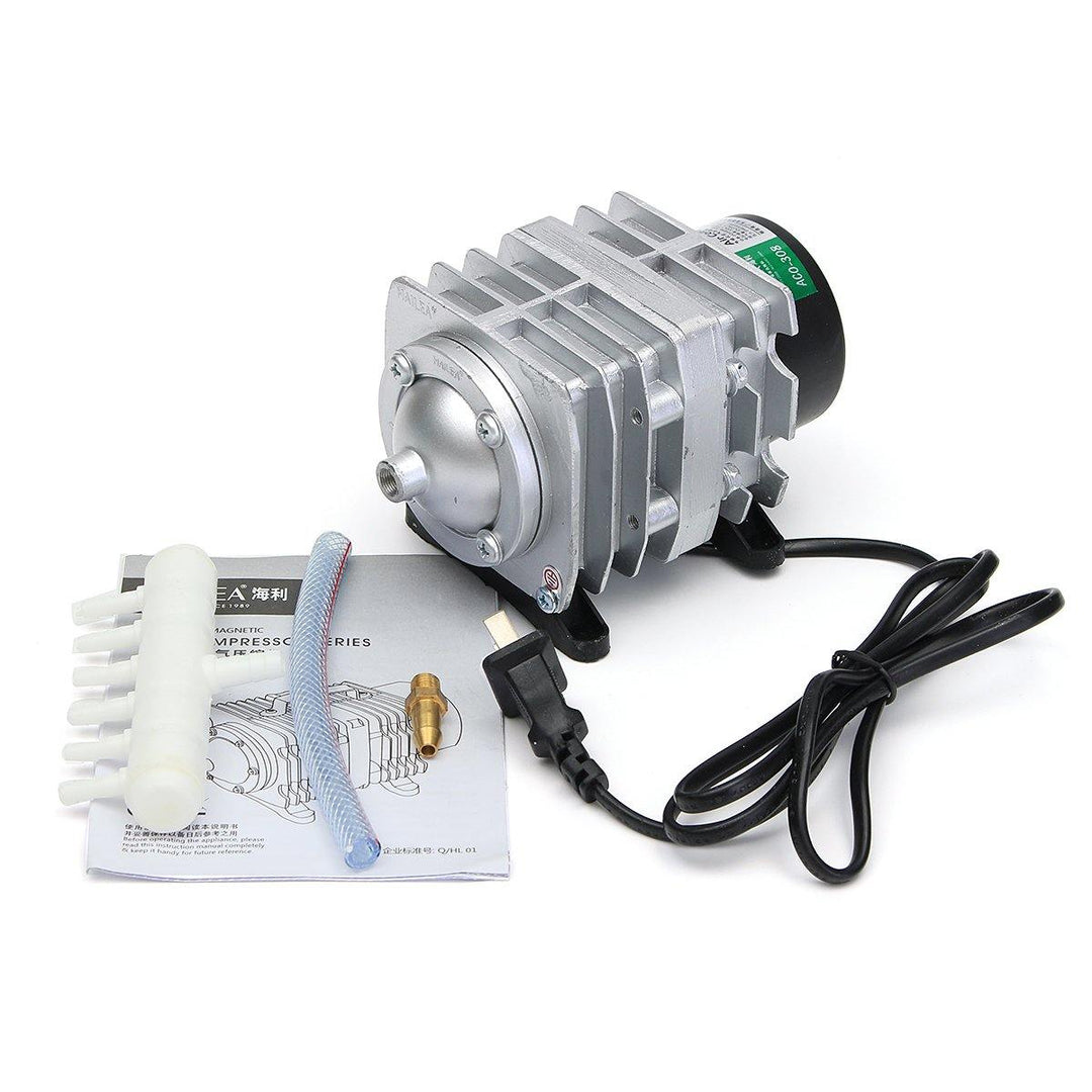 45L/min 25W Electromagnetic Air Compressor Aquarium Oxygen Pond Air Pump Aerator - MRSLM