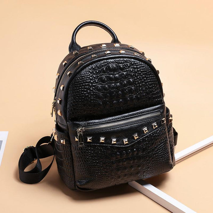 New fashion all-match soft leather backpack - MRSLM