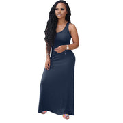 Long sling dress, view 2 - MRSLM