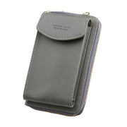 Women's PU leather phone crossbody bag, view 21 - MRSLM