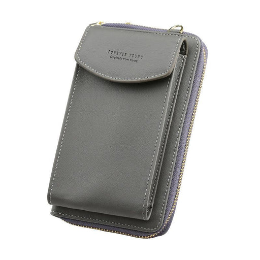 Women's PU leather phone crossbody bag, view 21 - MRSLM