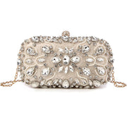 Diamond-studded evening bag, view 4 - MRSLM