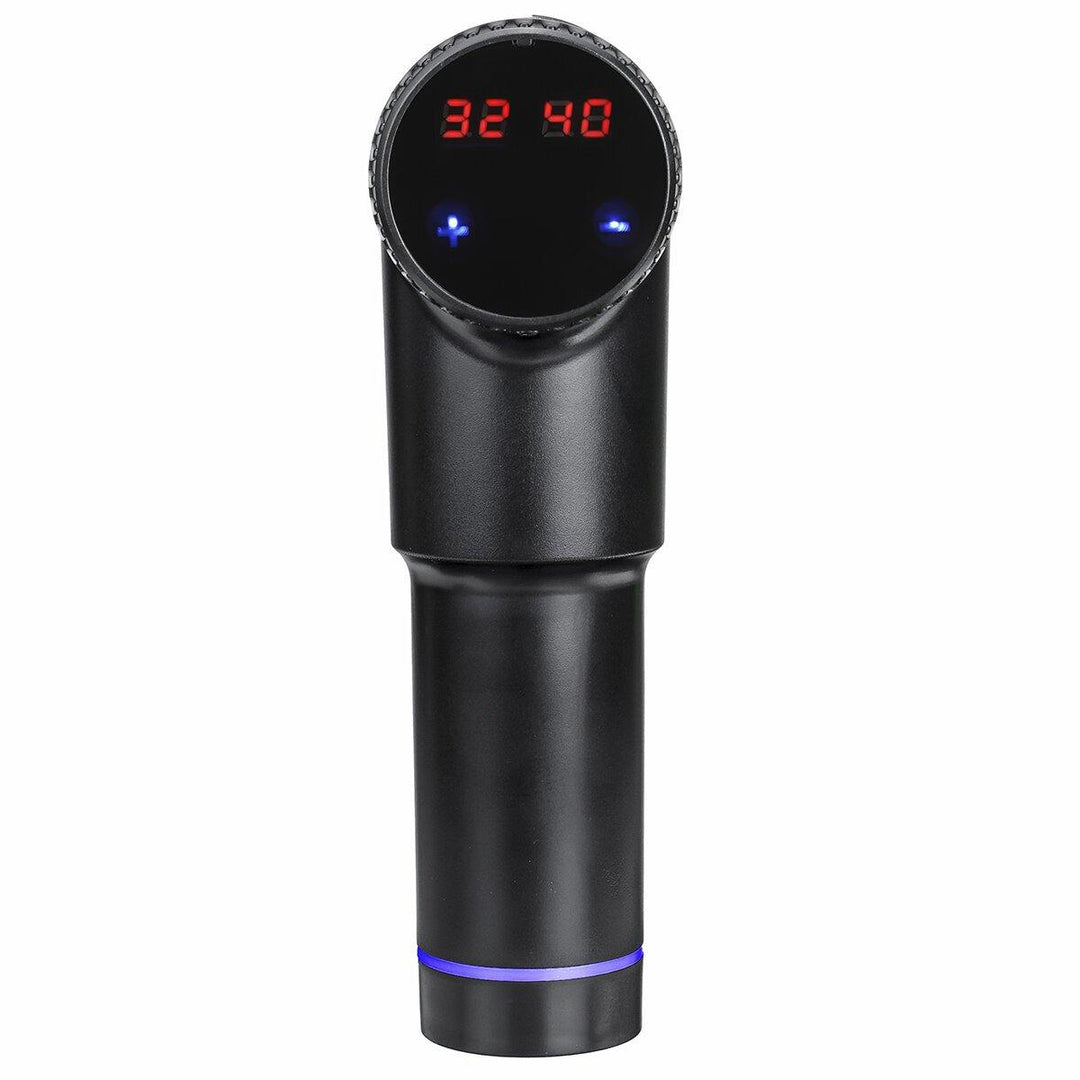 Display Touch Screen Percussion Massager 4000mAh 32 Levels Electric Massager Deep Tissue Massager for Muscle Tension Relief - MRSLM