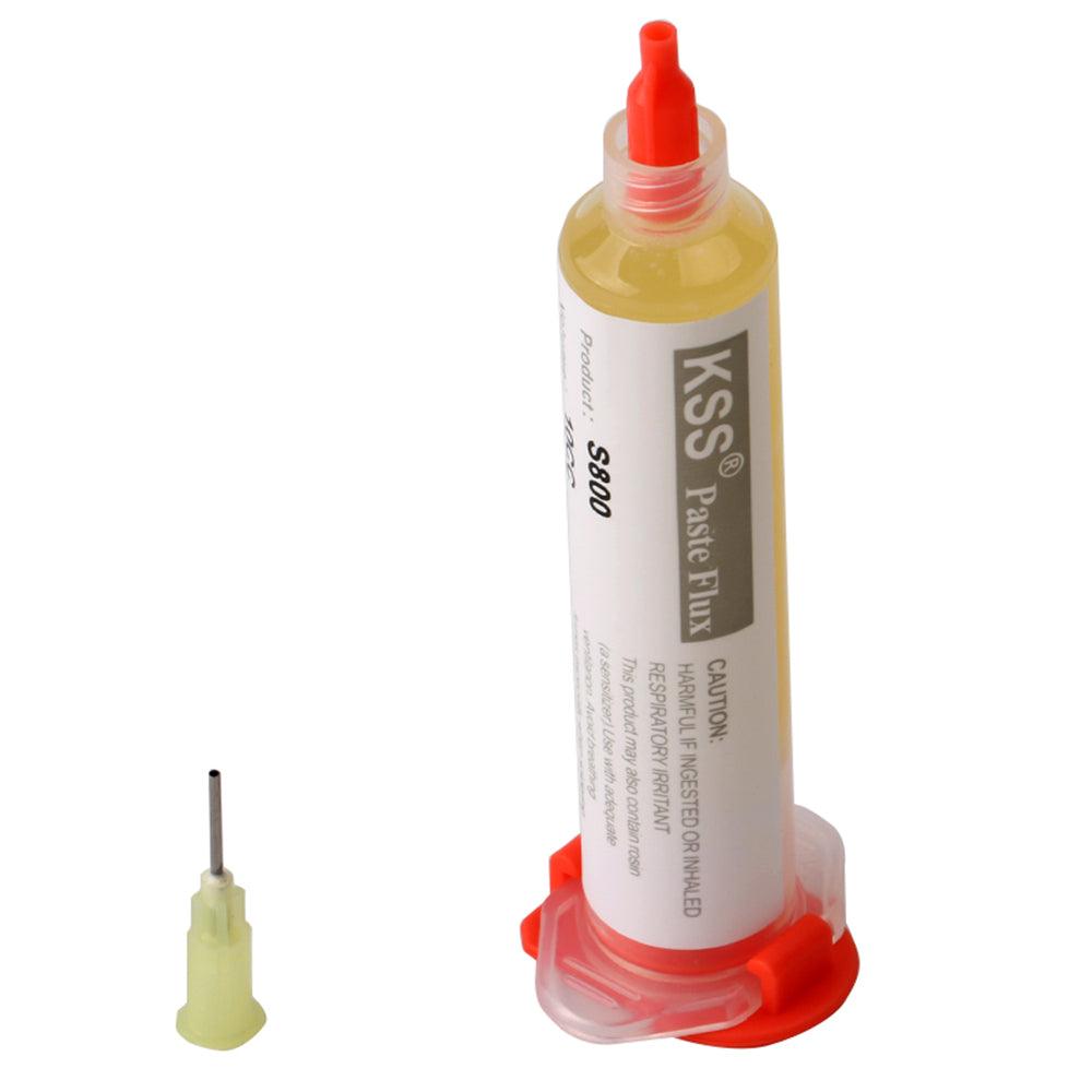 KSS S800 10CC Solder Paste Flux Soldering Paste with Needle for Soldering SMD BGA Dispensing Welding - MRSLM