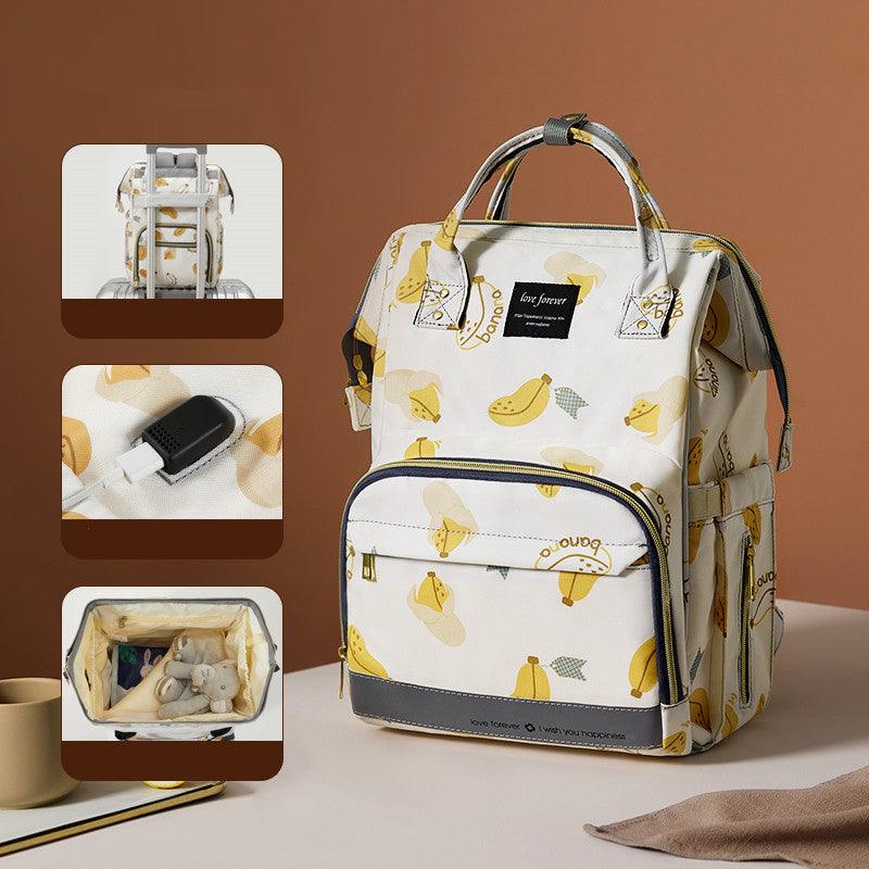 waterproof mommy backpack, view 5 - MRSLM