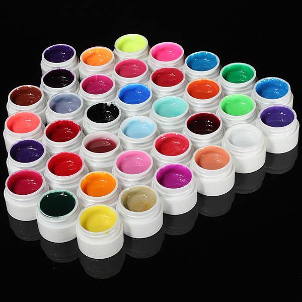 36 Colors Pure Colors UV Gel For Nail Extension - MRSLM