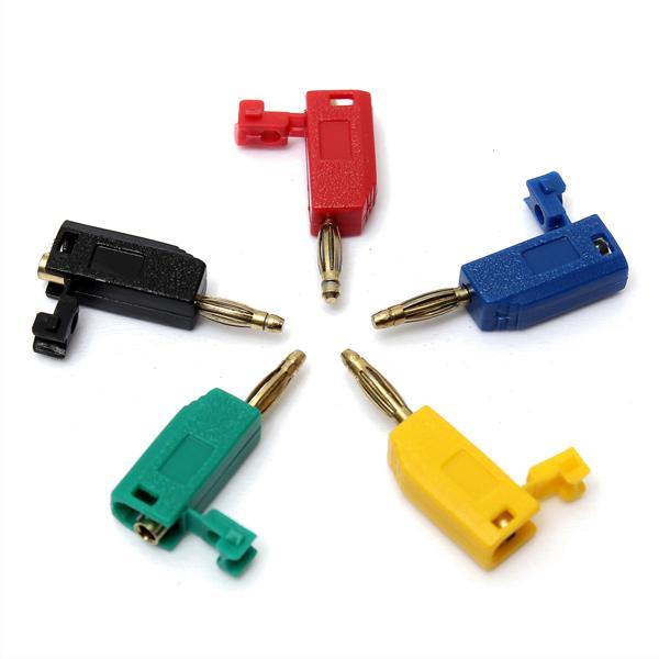 5 Colors 2mm Banana Plug Connector Jack For Speaker Amplifier Test Probes Terminals Cooper - MRSLM