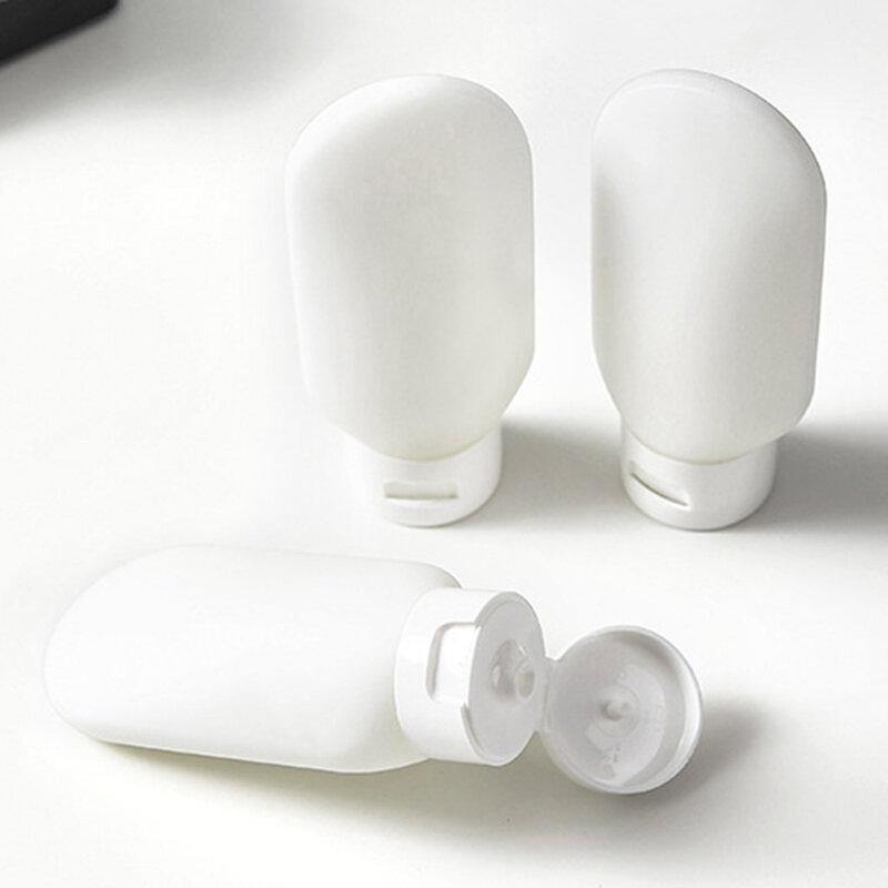 Portable Silicone Refillable Bottle Empty Travel Packing Press for Lotion Shampoo Cosmetic Squeeze Containers - MRSLM