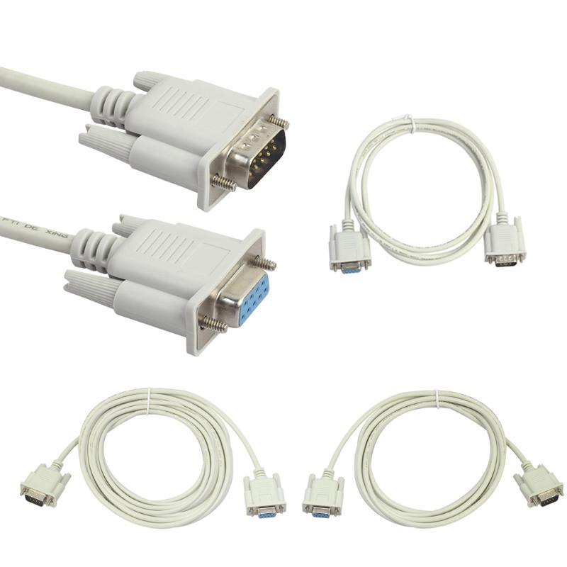Serial RS232 Cable 9-Pin Male to Female Adapter DB9 PC Converter Extension Cable Data Cable - MRSLM