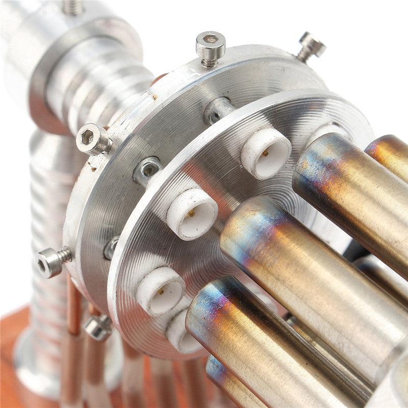 STARPOWER 16 Cylinder Hot Air Stirling Engine Motor Model Creative Motor Engine Toy Engine - MRSLM