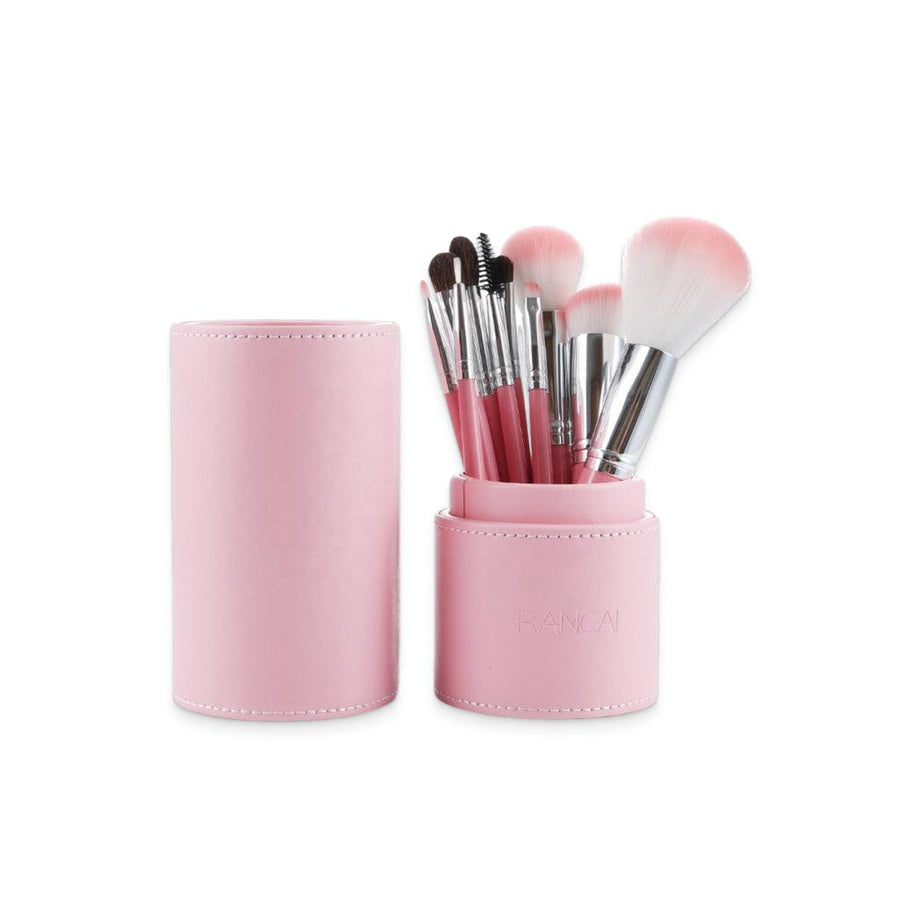 10-Piece Pink Makeup Brush Set - MRSLM