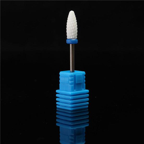 3/32" Ceramic Nail Drill Bit Pedicure Manicure Tool Sanding File Polish Gel Remover - MRSLM