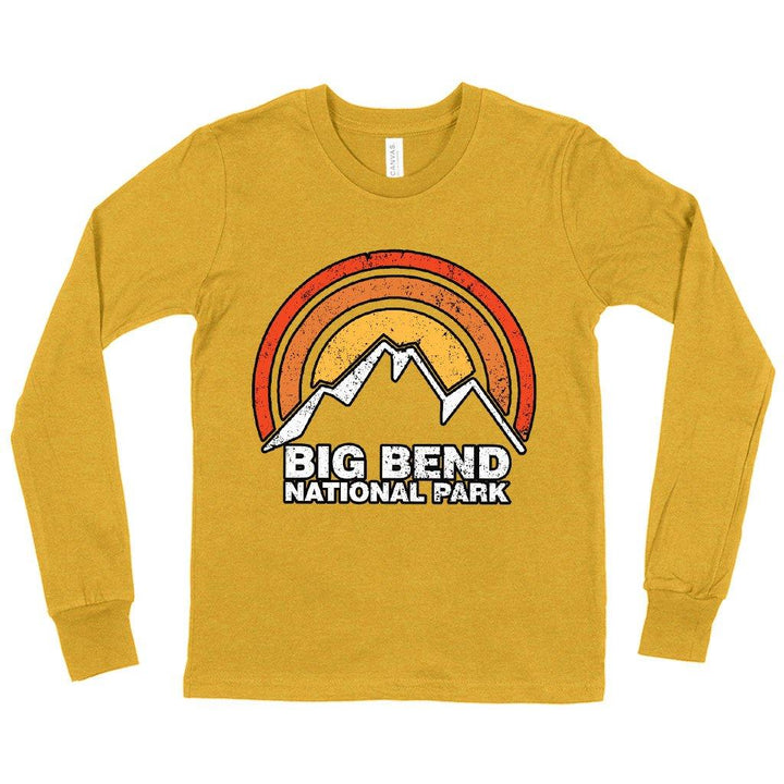 Kids' Big Bend Long Sleeve T-Shirt - Mountain T-Shirt - MRSLM