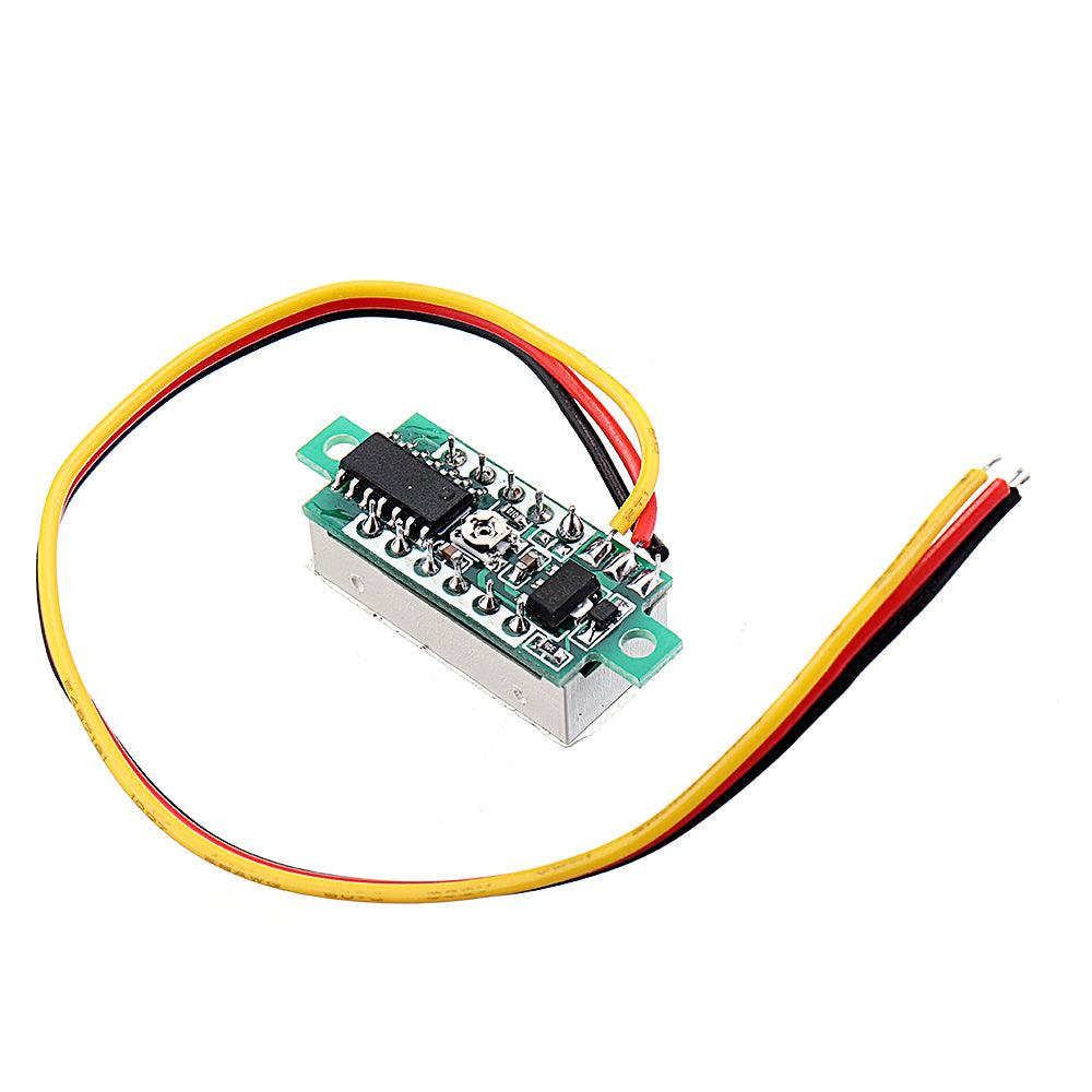 Geekcreit® 0.28 Inch Two-wire 2.5-30V Three-wire 0-100/500V Digital Display DC Voltmeter Adjustable Voltage Meter - MRSLM