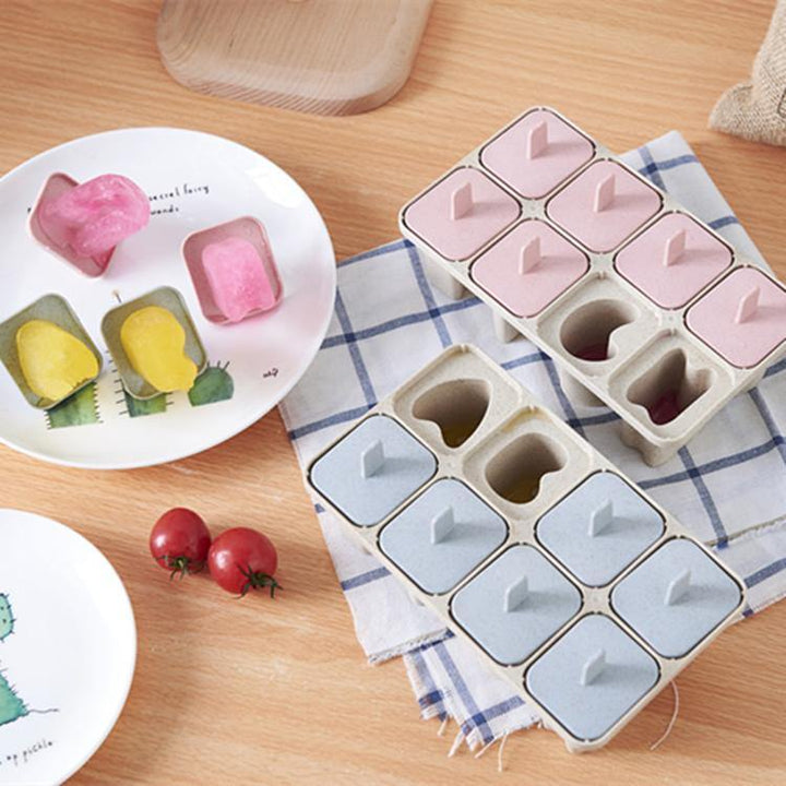 1 Set of 8 Creative Letter Mold Reusable Popsicle Mold Ice Cream Household Popsicle Ice Mold - MRSLM