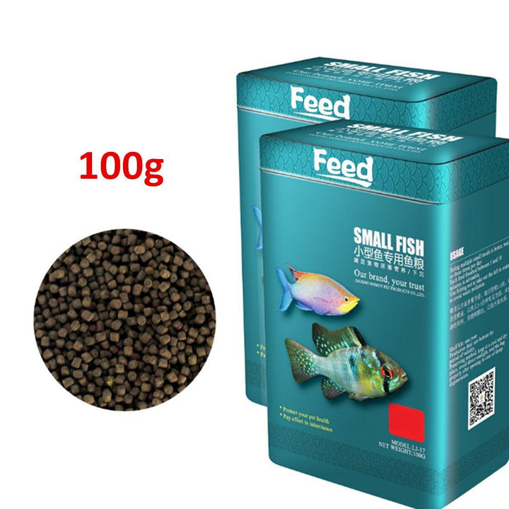 100g/Bag Aquarium Fish Feed Koi Shrimp Feeding Food Nutrition Sinking Pellet Fishing Lure - MRSLM