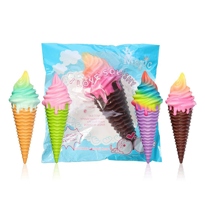 Squishy Ice Cream 30*10*9.5CM Jumbo Decoration With Packaging Gift Collection Slow Rising Jumbo Toys - MRSLM