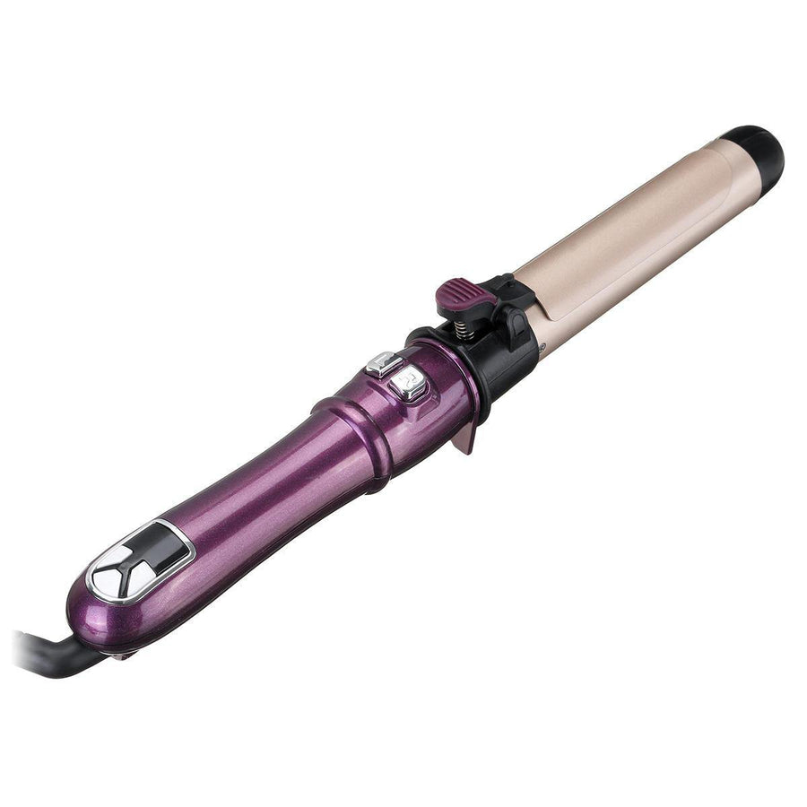 Hair Curler Curling Wand Iron Rotatable Hair Styler Wet&Dry Tongs Curly Hair Styling Tools Temperature Adust - MRSLM