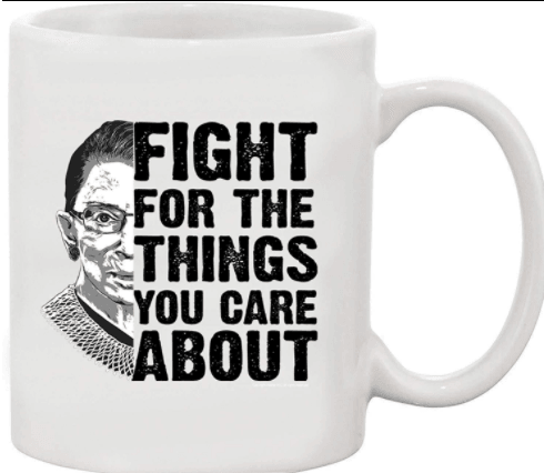 Ruth Bader Ginsburg Ceramic Mug - MRSLM