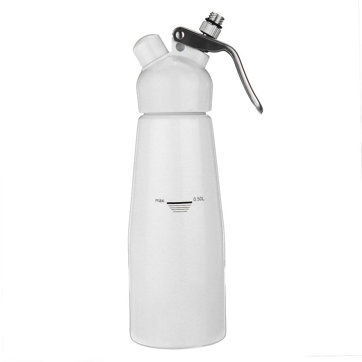 Cream Dispenser 500ML Foam Whipped Attachments Included 3Pcs Decorating Nozzles - MRSLM