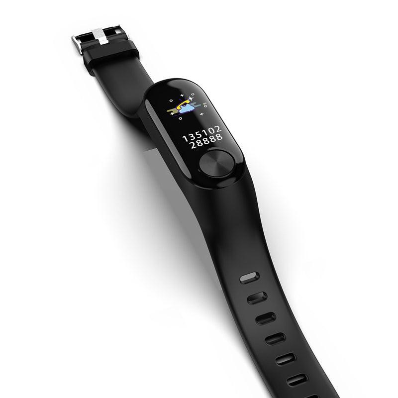 XANES Y10 0.96 IPS Color Screen IP67 Waterproof Smart Watch Heart Rate Monitor Message Push Sports Fitness Sports Bracelet (Black) - MRSLM