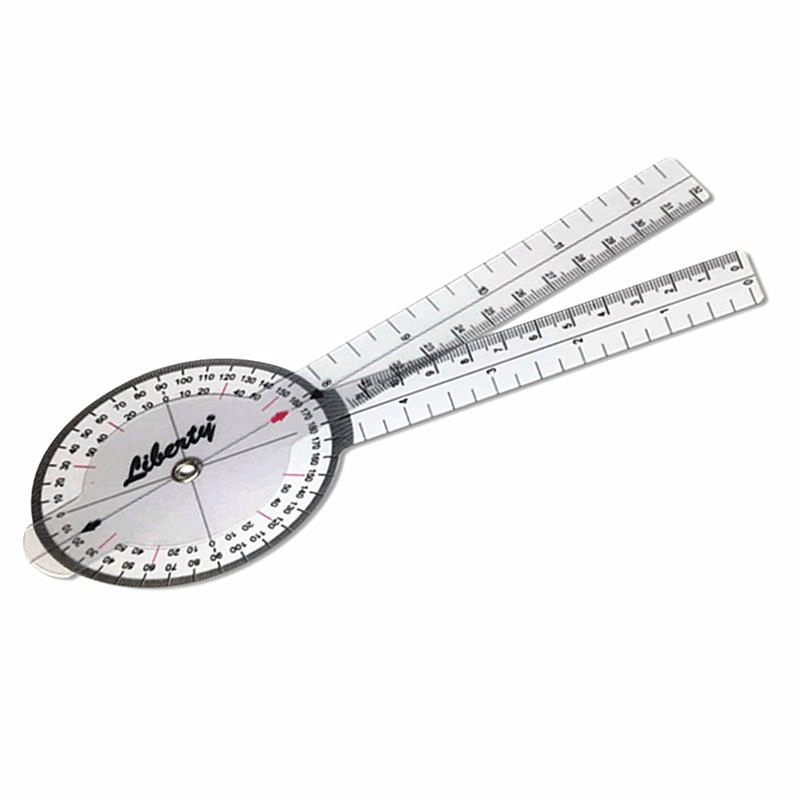PVC Protractor Medical Goniometer Angle Ruler For Joint Bend Measure Fitness Equipment - MRSLM