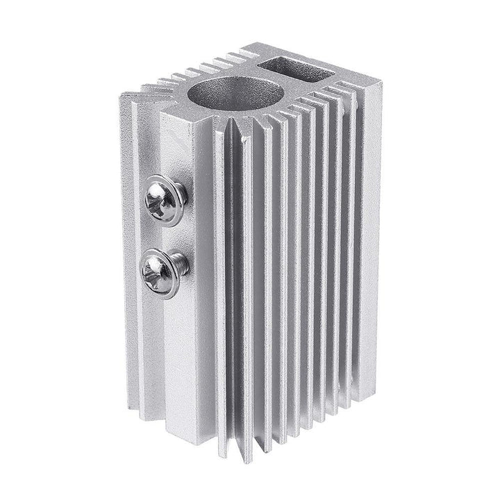 58x22x27mm Silver 12mm Aluminum Heat Sink Groove Fixed Radiator Seat Cooling Heat Sink for 12mm Laser Diode Module - MRSLM