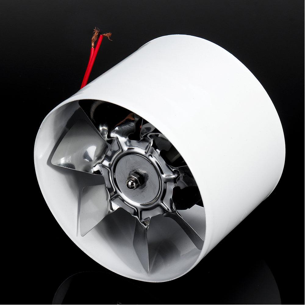 4Inch 100mm Inline Duct Fan Booster 25W Exhaust Blower Air Cooling Vent 140m3/h Ventilation Fan - MRSLM