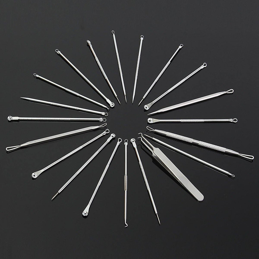 7 Set to Choose Stainless Silver Blackhead Extractor Remover Facial Care Tool Blemish Acne Pimple - MRSLM