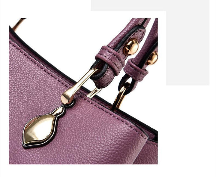Fashion Style Handbag PU Leather Atmospheric Portable - MRSLM