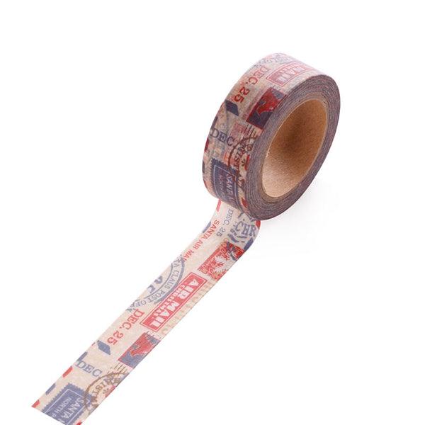 Creative Christmas Tree Santa Claus Tape Decorative Adhesive Washi Tape Masking Sticker DIY Tools - MRSLM