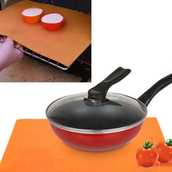 Silicone Extra Large Thick Baking Mat Oven Tray Liner Cake Pizza Pie Bakeware Nonstick Rolling Sheet - MRSLM