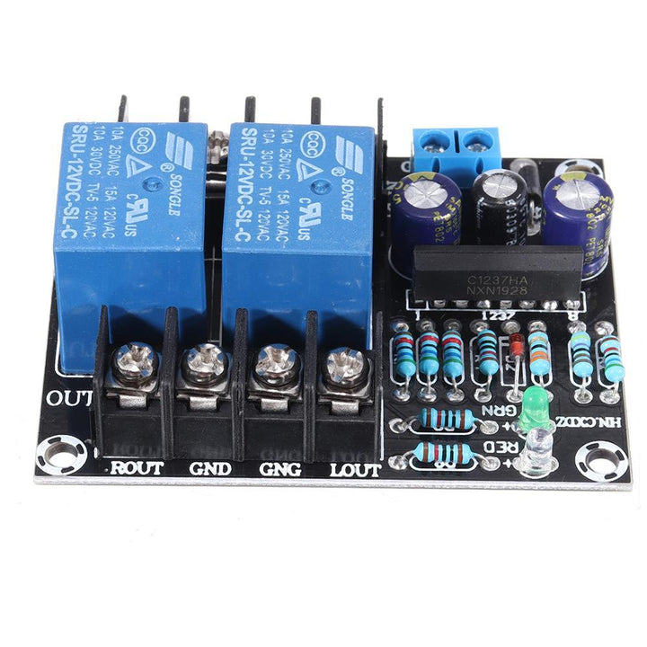 UPC1237 Dual Channel Speaker Power Amplifier Circuit Protection Board Boot Mute Delay Protect Module DC 12-24V - MRSLM