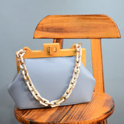 Wooden clip messenger bag, view 5 - MRSLM