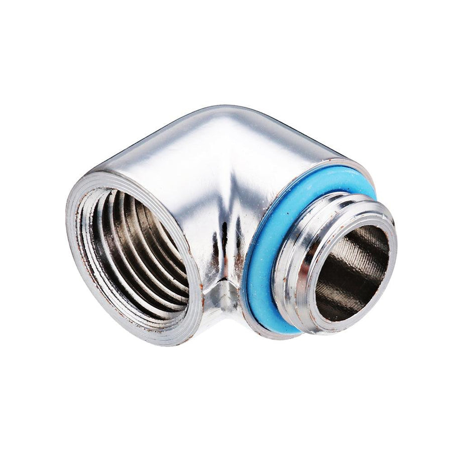 G1/4 Thread Male to Female 90 Degree Fittings Joints PC Water Cooling Connector - MRSLM