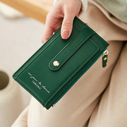 ultra-thin double zipper wallet, view 7 - MRSLM