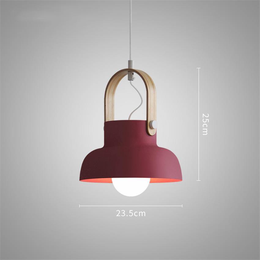 Nordic Loft LED Iron Pendant Lights Restaurant Room Bedroom - MRSLM