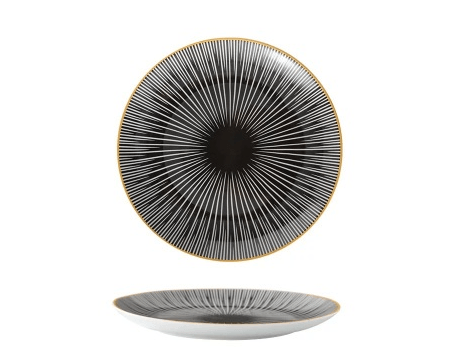 8-inch Nordic Style Geometric Series Ceramic Breakfast Plate Western Steak Flat Dish Plate Fruit Plate Decoration Hanging Plate - MRSLM