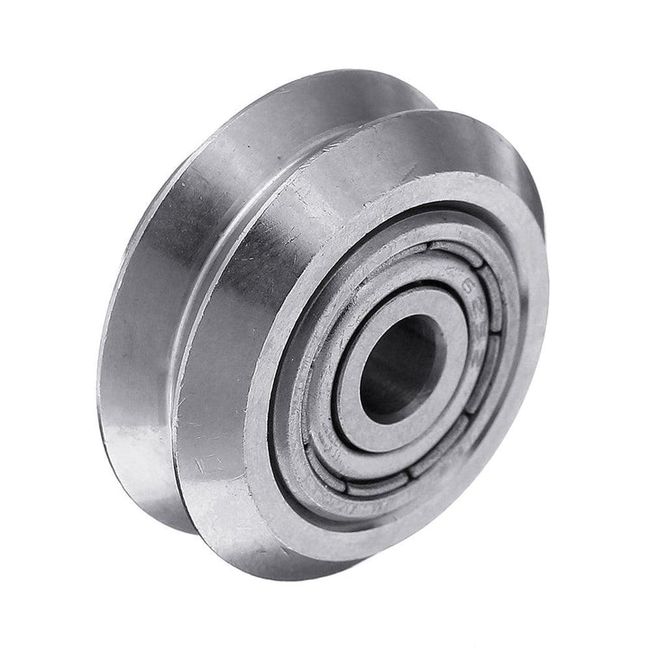 Flat / V Type Plastic/Stainless Steel Pulley Concave Idler Gear With Bearing for 3D Printer - MRSLM