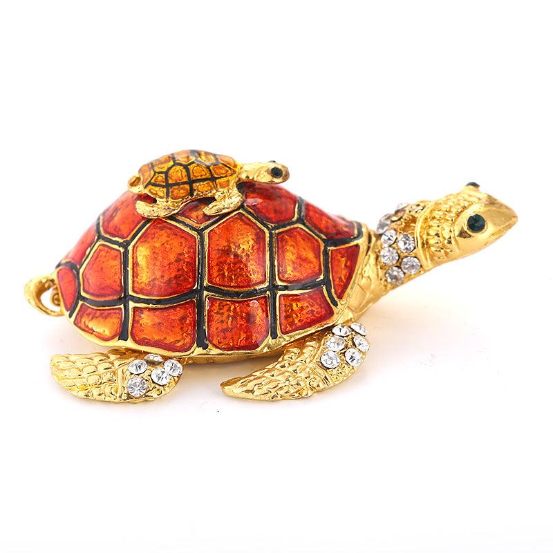 Bemalte Schildkrötenornamente