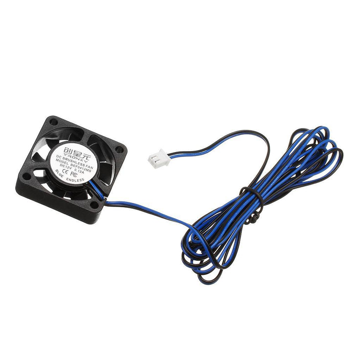TRONXY® DC 12V 0.12A Blue 4010 Brushless Cooling Fan With 1.2M Cable For 3D Printer Part - MRSLM